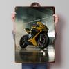 Motorcykel AMG Motorcykel Tryckt Affisch Anpassad Väggkonst Retro Vintage Metallplåtskyltar för Hem Speldekoration Rum Hus