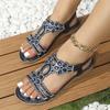 Shui Zuan Coole Sandalen Damen Neue Übergröße Sommermode Lady Bohemian Schuhe 39