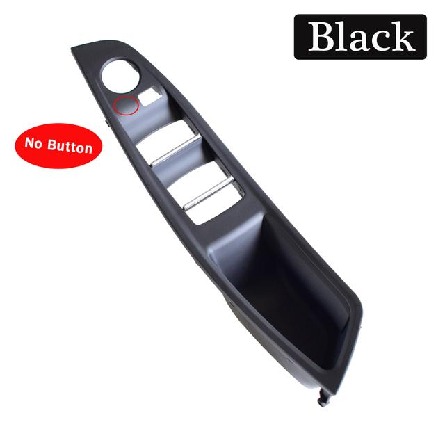 Upgraded Left Driver Side Inner Door Handle Panel Trim Beige Black For BMW 5 Series F10 F11 F18 520i 523i 525i 528i 535i