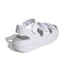 Sports Sandals SLYN Sandals NJG57 Footwear One cm [Adidas] Women's White/Footwear White/Grey (JI4325) 25.5