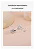 S925 Sterling Silver Rose Stud Earrings for Girls - 2025 Niche Design, Exquisite and Versatile Gift for Girlfriend.