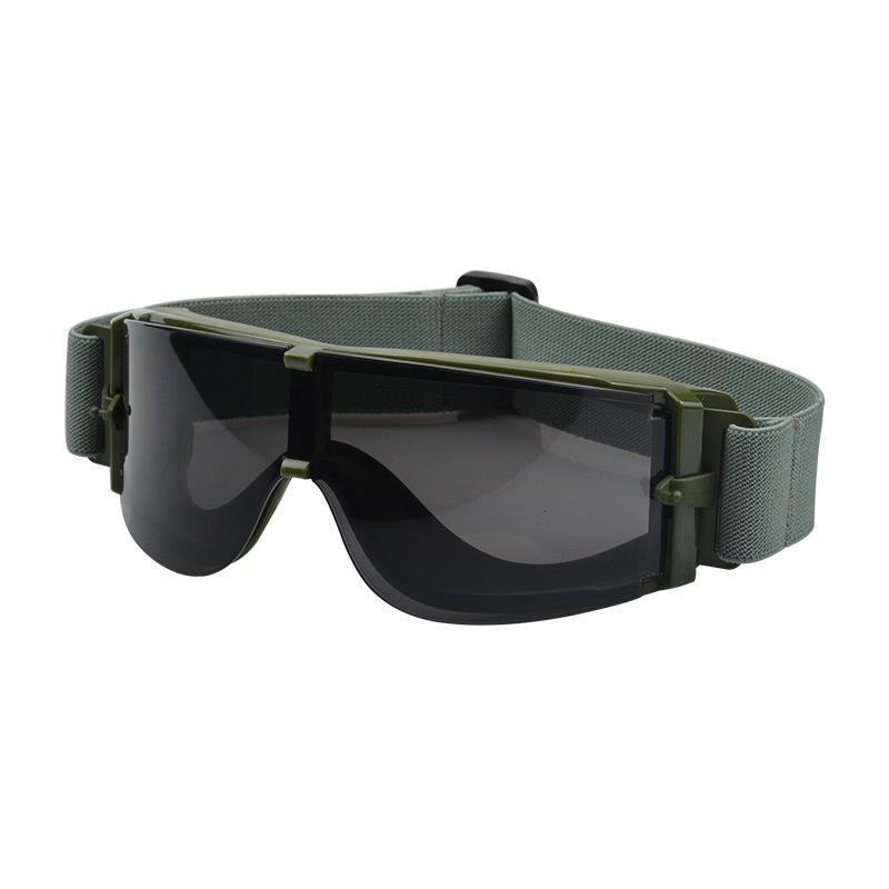 X800 Beschermende bril, tactische bril, explosiebestendige ballistische bril, impactbestendige veld special forces beschermende bril