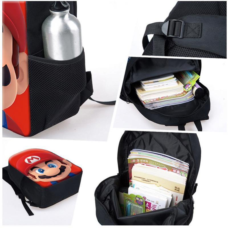 Three-Piece Schoolbag, Primary And Secondary School Students Cartoon Backpack, Children'S Schoolbag, Pencil Bag, Satchel.