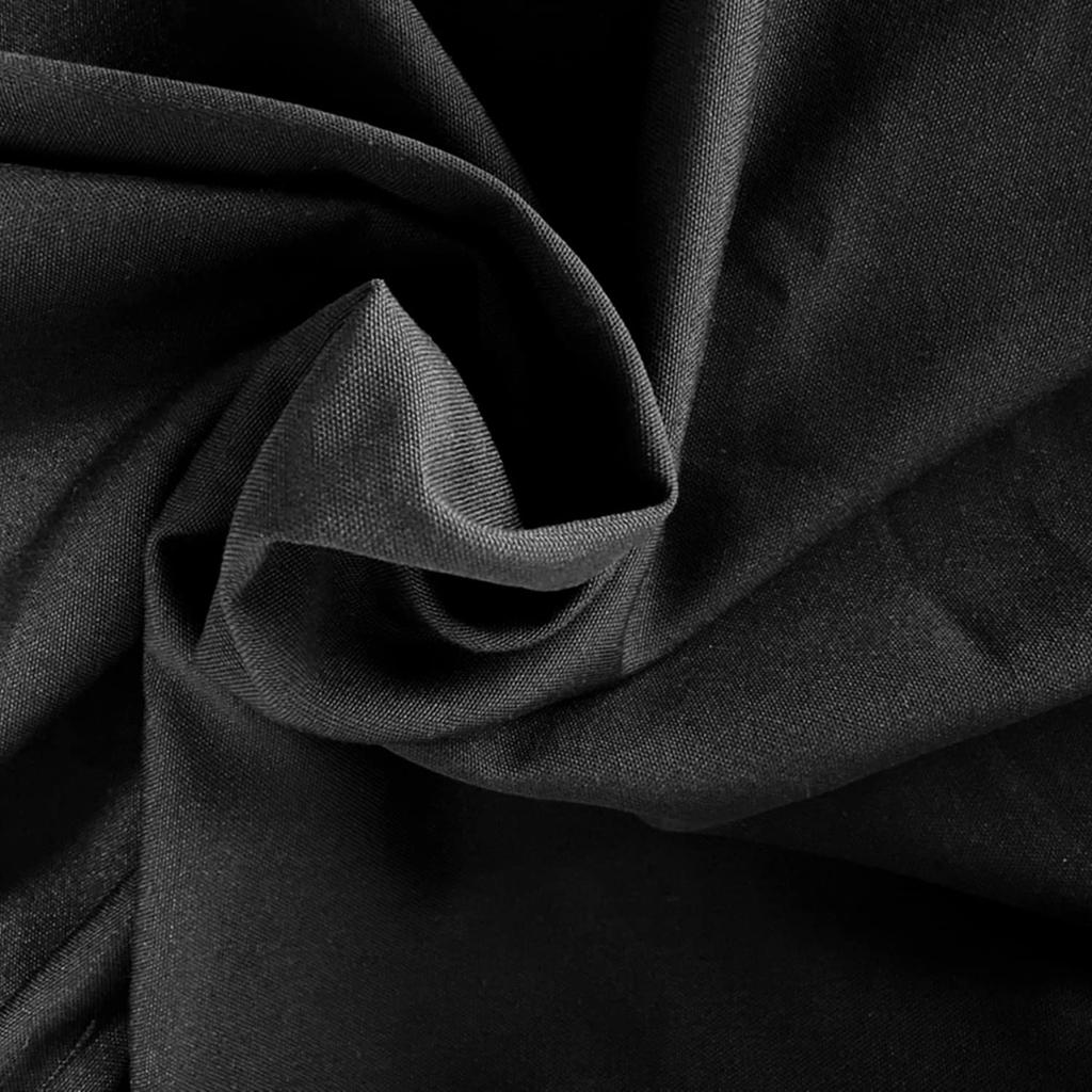 moonfarm Black 11 Polyester Canvas Fabric 1m 2m X Width 145cm Canvas Cloth No. - Approx. (1m)
