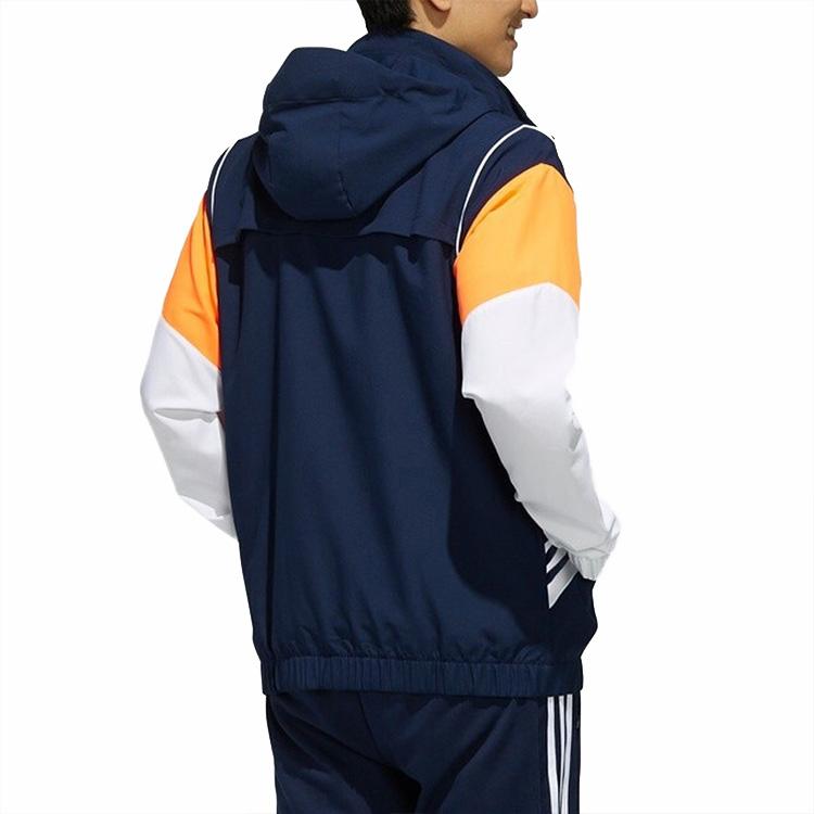 Adidas Neo Casual Sports Hooded Jacket Men Outerwear Collegiate-Navy-Blue FK3493