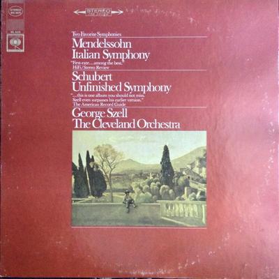 LP Schallplatte CLEVELAND ORCHESTRA Zwei Lieblingssinfonien Mendelsso MS6975 COLUMBIA MASTE 1967 US Klassisch Gebraucht