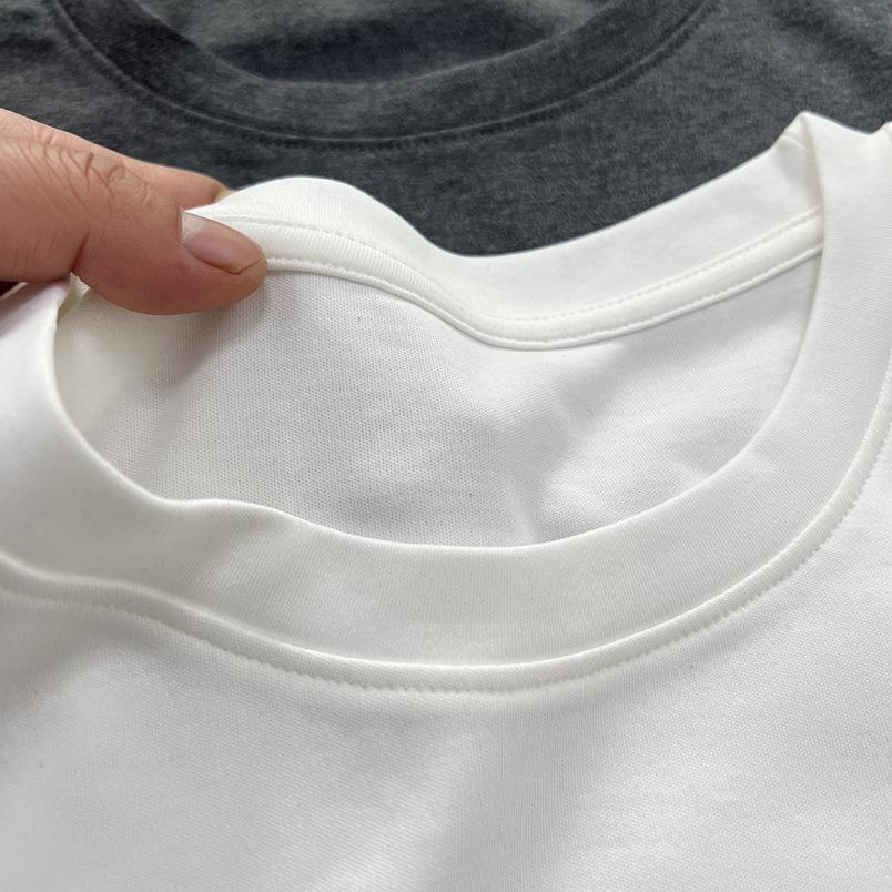 Women's Korean Cotton Cartoon Pony Embroidered Slimming Short Sleeve Summer T-shirt