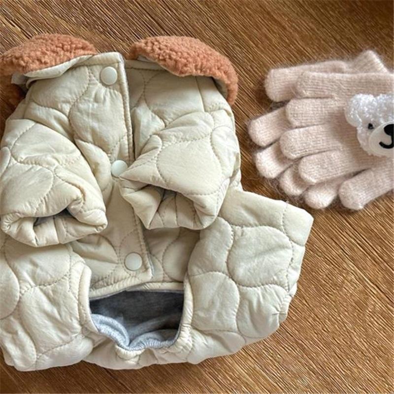 Winter Pet Four-legged Cotton Coat Teddy Bichon Pomeranian Small Dog Dog Clothes VIP Autumn And Winter Clothing
