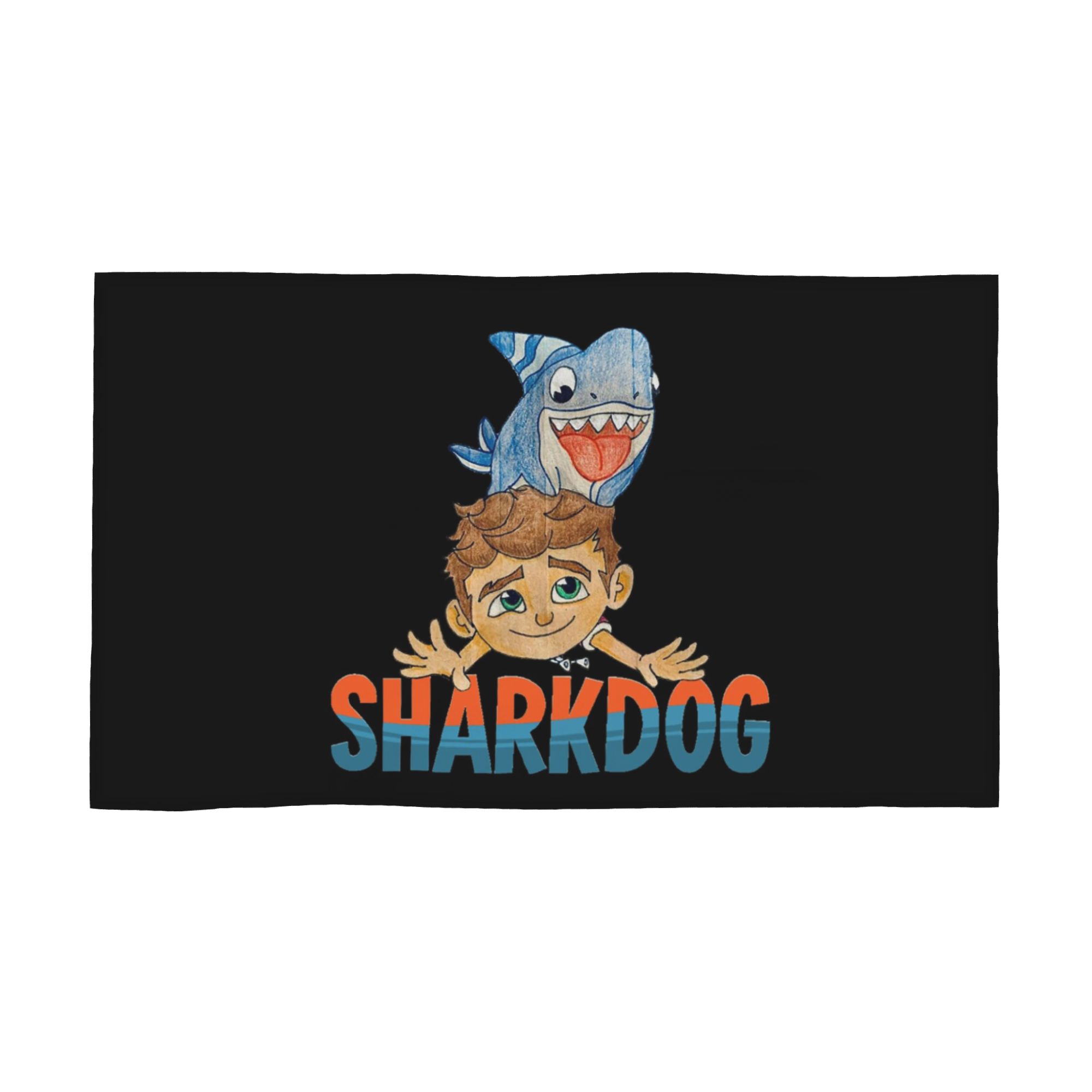 

sharkdog Shark Soft Face Towel Quick Dry Pool Bath Cotton Towels Absorbent Quick W40*H60(CM)