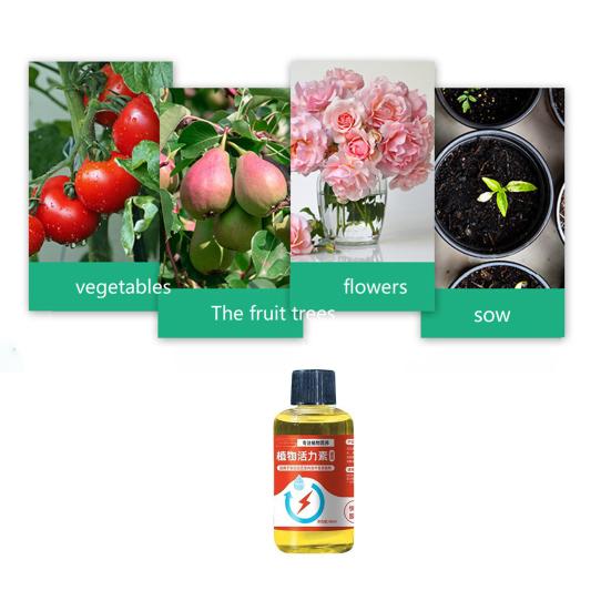 50ML Plant Nutrient Promote Sprouting Rapid Flowering Fast Potting Rooting Plant Nutrient Solution Supplement Garden Tool