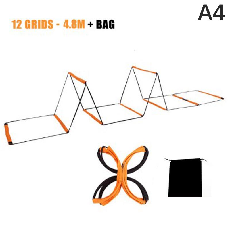 Dual-Purpose Soccer Training Jump Ladder Multifunctional Agility Ladder Speed Training Coordination Footwork Football Equipment