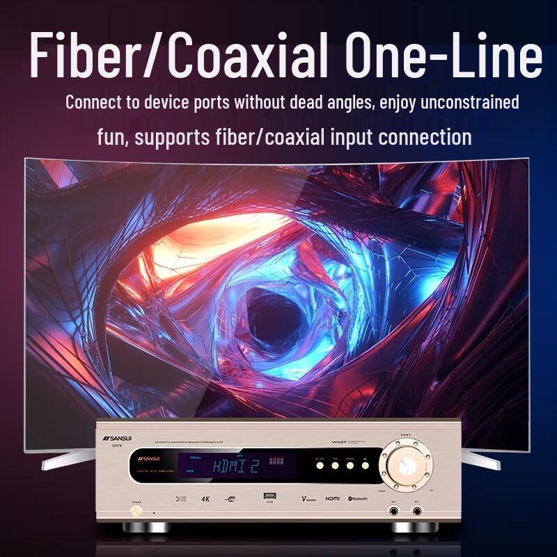 SANSUI UX70 HIFI 5.1-Channel AV Amplifier