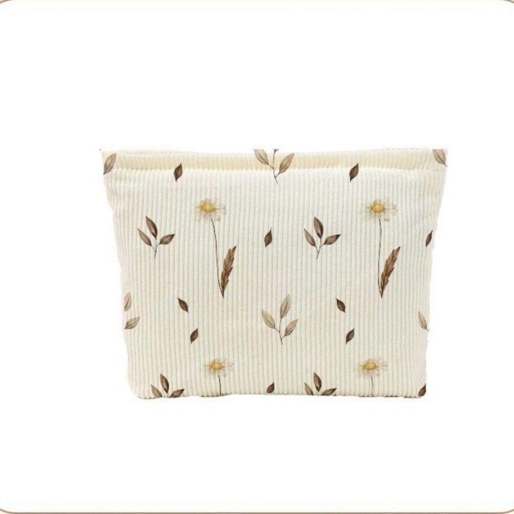 Corduroy Corduroy Makeup Bag Large Capacity Travel Organizer Cosmetic Storage Bag  Women Use Makeup Bag