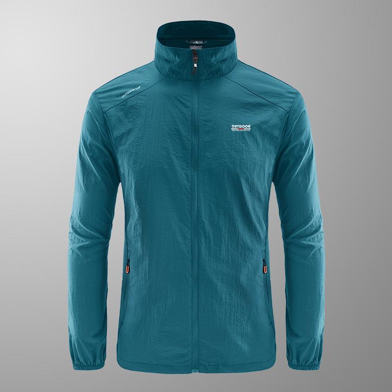 

Мужская ультратонкая дышащая куртка для рыбалки с защитой от УФ-излучения Woodpecker - издание Лето 2025 3XL for 165-180 lbs