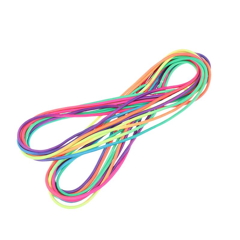 1 Pezzo Corda per Saltare per Bambini Giocattoli per Allenamento 5-10M Corda per Saltare Elastico Giocattolo per il Movimento Esercizio Allenamento Salto Nylon Regalo Ragazza
