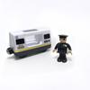 W2 Rlectric Car Harmonious Train Compartment Magnet Link Compatible Wood Track Compatible with All Type 1:64