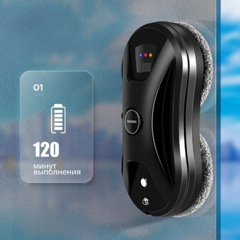 2026 German Smart Remote-Control Window Cleaner with High Suction and Intelligent Navigation Japan Standard чёрный