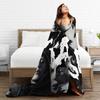 Lady Singer Rock Album Gagas Knitted Fashion Blankets Y2K Tour Flannel Throw Fashion Blanket Rug Piece Ultra-Soft Warm Bedspread Multifuncti