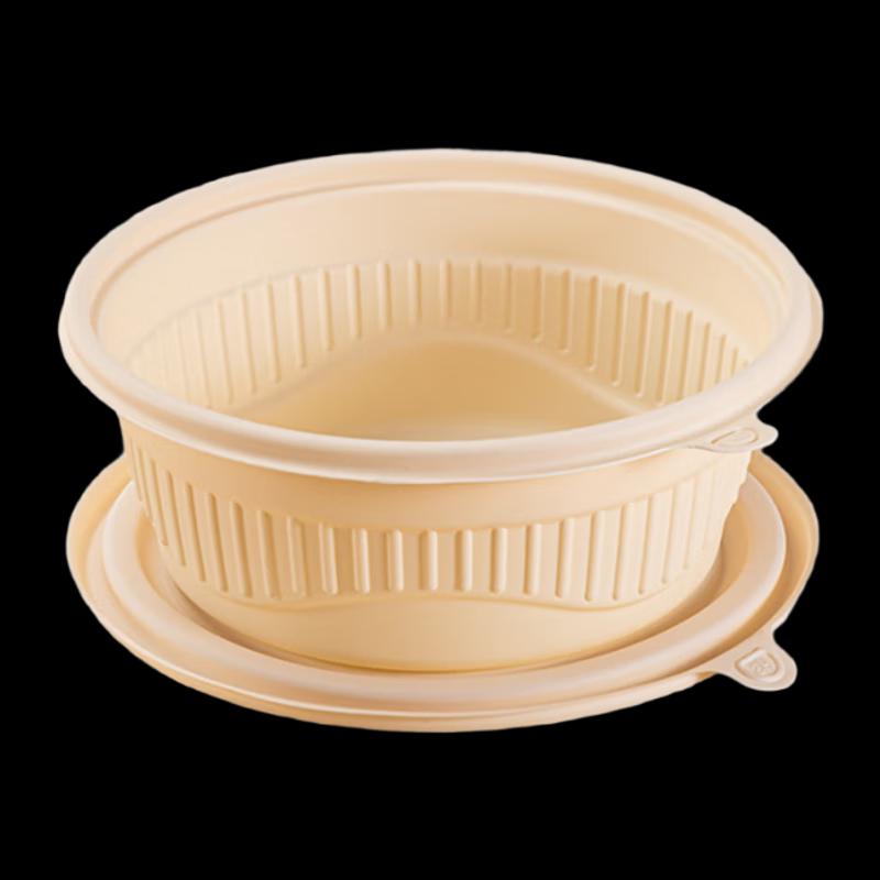 Zhenyu 1000ml Round Corn Starch Meal Box
