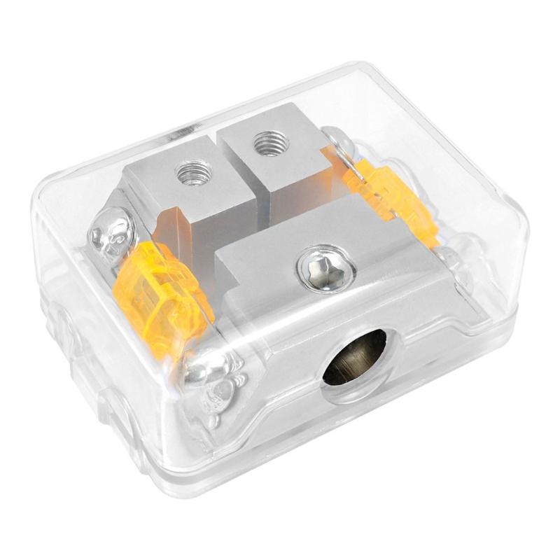 

Vehicle Circuit Expansion Kit 1 To 2 Way Fuses Box With Overload Protection Ideal For Car Audios And Lighting Upgrades 1