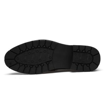 Men's Business Casual Leather Shoes Men's Soft-soled Small Black Shoes Soft-faced Leather Doudou Shoes British Trendy Shoes Dress Men's Shoes