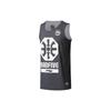 BadFive Graphic Basketball Jersey 'Grey White' Men's AAYP343-1