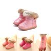 Kids Baby Toddler Boys Girls Pu Leather Winter Bootie Warm Snow Shoes Boots Gift For Cozy Comfort And Stylish Appearance