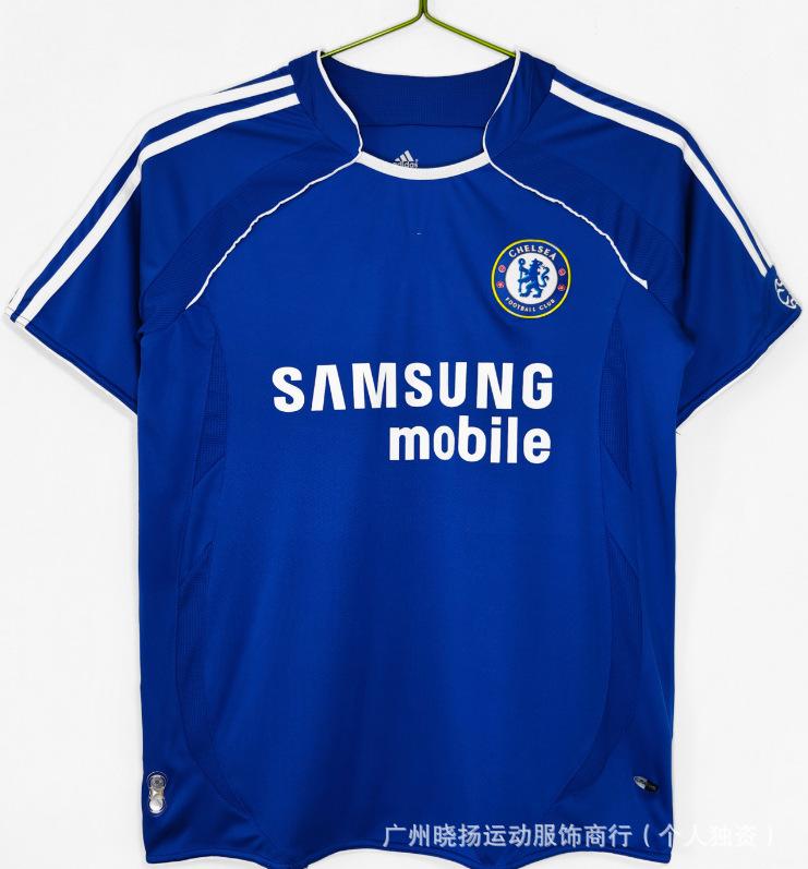 Vintage football jersey Manchester United Arsenal Chelsea Real Madrid short-sleeved jersey