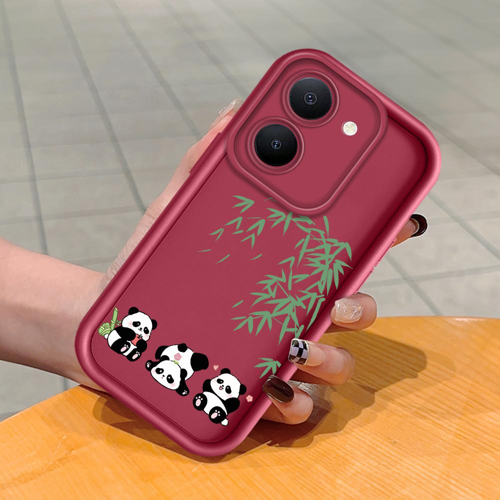 Weiches Silikon-Quadratleiter-Druckmuster-Telefongehäuse Vollständige Abdeckung Kamera Stoßfeste Schutzgummihülle für Vivo