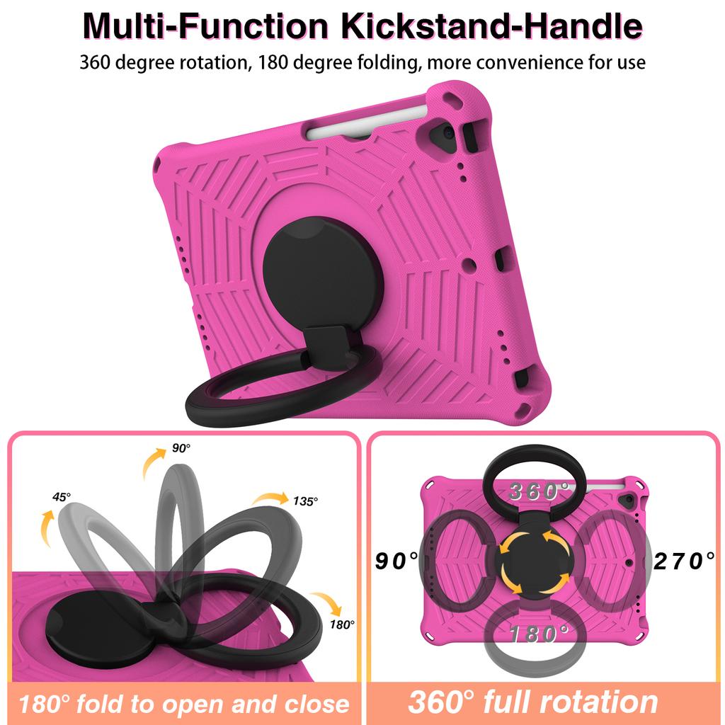 EVA Rotating Stand Case For iPad A16 11th 10.9 10th Air 3 4 5 Pro 11 1-2-3-4th 10.2 7-8-9th 10.5 9.7 Mini 7 A17 Pro 6 5 4 3 2 1