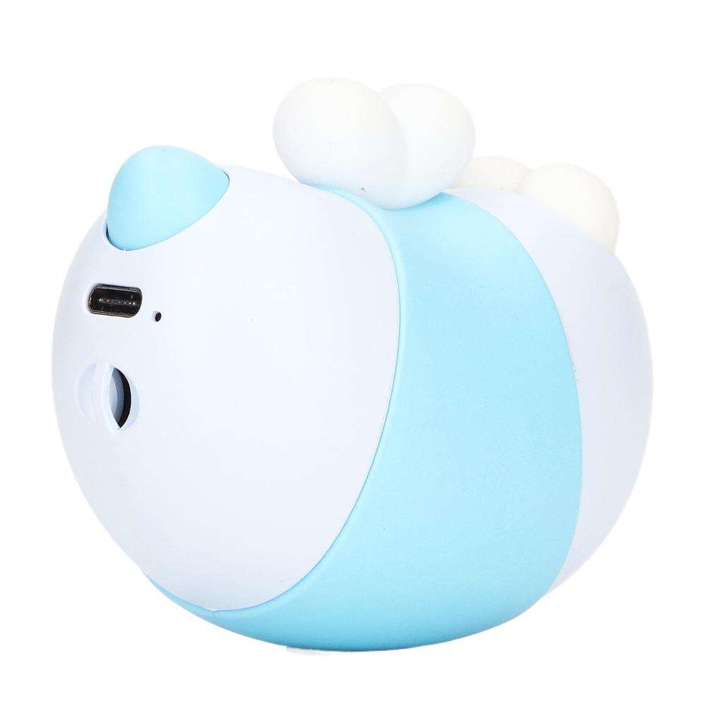 מחמם ידיים נטען בסגנון דבורה טעינת USB 2 מצבי טמפרטורה חימום מהיר מחמם ידיים חשמלי לבית חורף משרד כחול