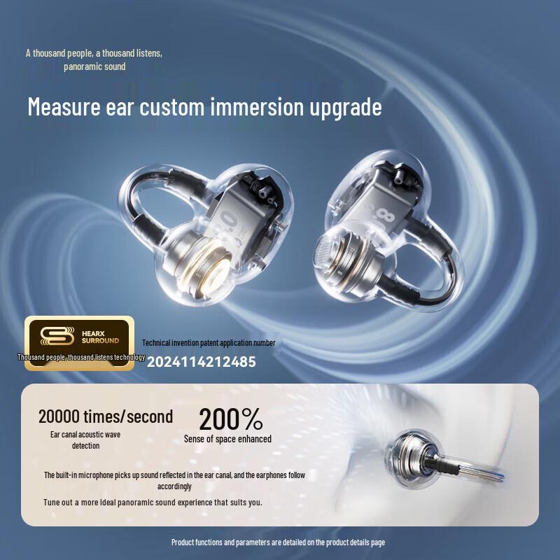 SENA S8S AI Translation Ear Clip Bluetooth Headphones