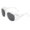 Schutzbrille Winddicht Staubdicht Brille für Herren Damen Blaufilternde Schutzbrille Großes Gestell Transparente Sonnenbrille