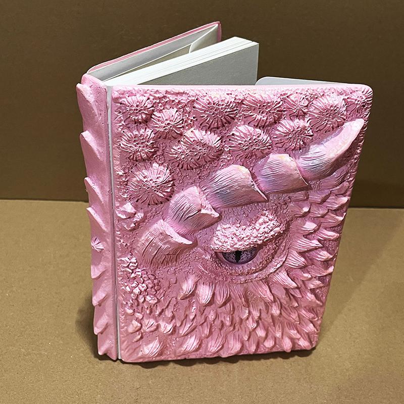 Vintage Dragon Embossed Resin Cover Travel Diary Notebook Travel Journal