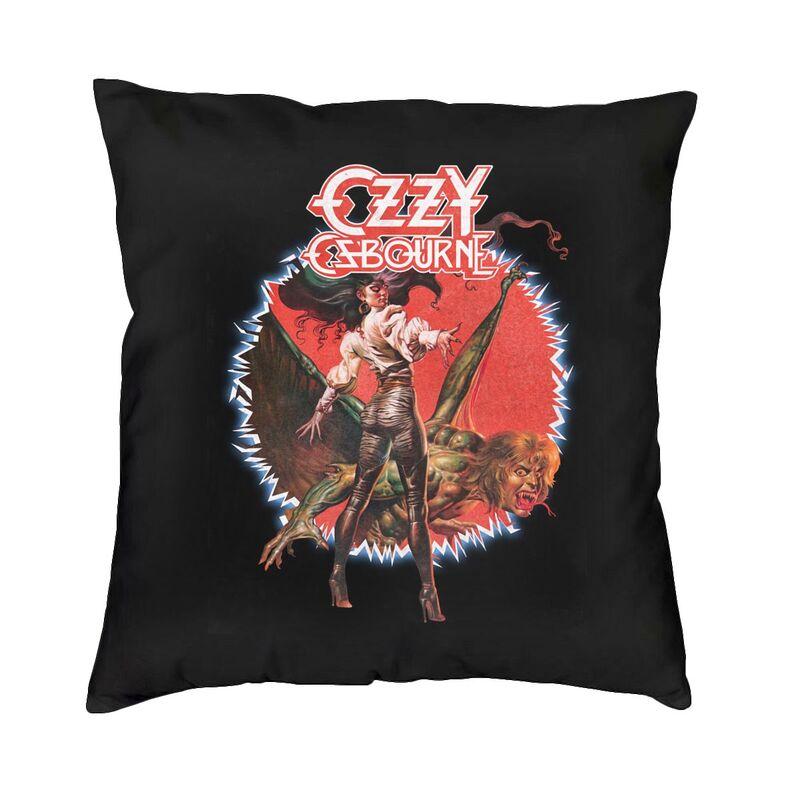 

Vibrant Ozzy Osbourne Square Throw Pillow Case Decoration 3D Two Side Print Rock Band Heavy Metal Cushion Cover for Living Room 30x30cm 12x12in
