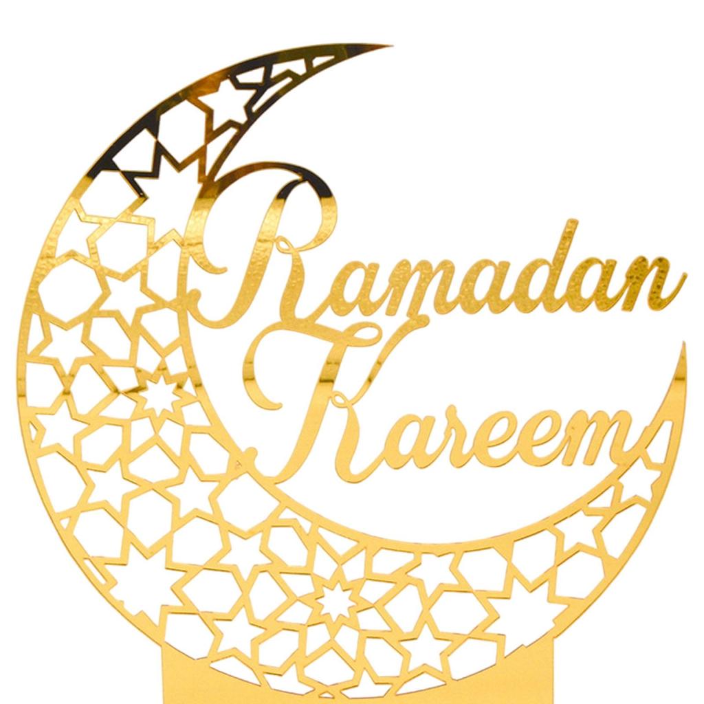 Eid Decorations Plaque Ornament Eid Mubarak Ornament Craft Decoration for Islamic Decor