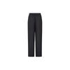 Asics Solid Color Brand Logo Mid-Rise Comfortable Casual Sports Pants Women Pants Black 2012D019-001