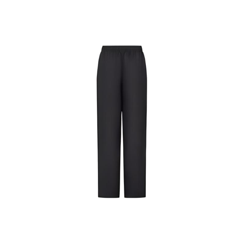 Asics Solid Color Brand Logo Mid-Rise Comfortable Casual Sports Pants Women pants Black 2012D019-001