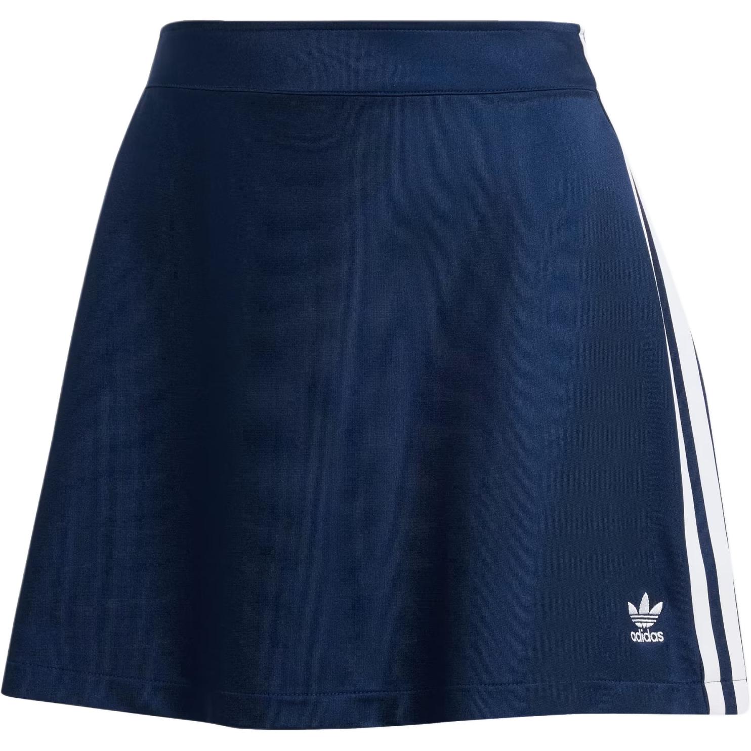 Adidas Originals Women Adicolor 3 Stripes Mini Skirt Night Indigo JD0283 M