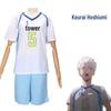 Haikyuu!! Keiji Akaashi & Kotaro Bokuto Men's Campus Sports Cosplay Costume – Short Sleeve Set