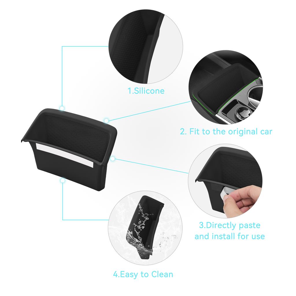 for Chevrolet Equinox 2025 2025 Anti-slip Pad Silicone Wireless Charging Protective Mat Interior Accessories Car Phone Dirt Mat