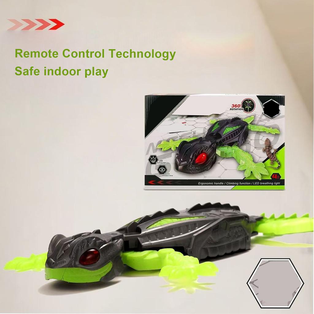 Wall Climbing RC Robot Toy Realistic Climbs Up Wall Prank Toy for Kids Above 3 Years Old