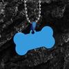 New European and American Stainless Steel Dog Bone Tag Pet Pendant Pendant