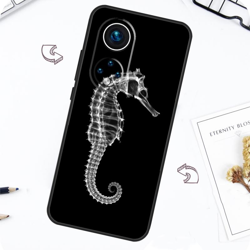 Coque à motif Étoile de mer Hippocampe Pour Honor Magic 7 5 6 Lite Honor 200 Pro X8b X9a X8a X8 X9 X9c X9b 50 70 90 Lite Housse