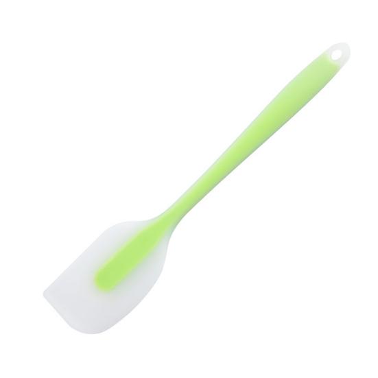 Silicone Spatula Heat-Resistant Glass Pot Scraper for Baking Cooking Non-Stick Dishwasher Safe Essential Kitchen Tool for Mixing Spreading