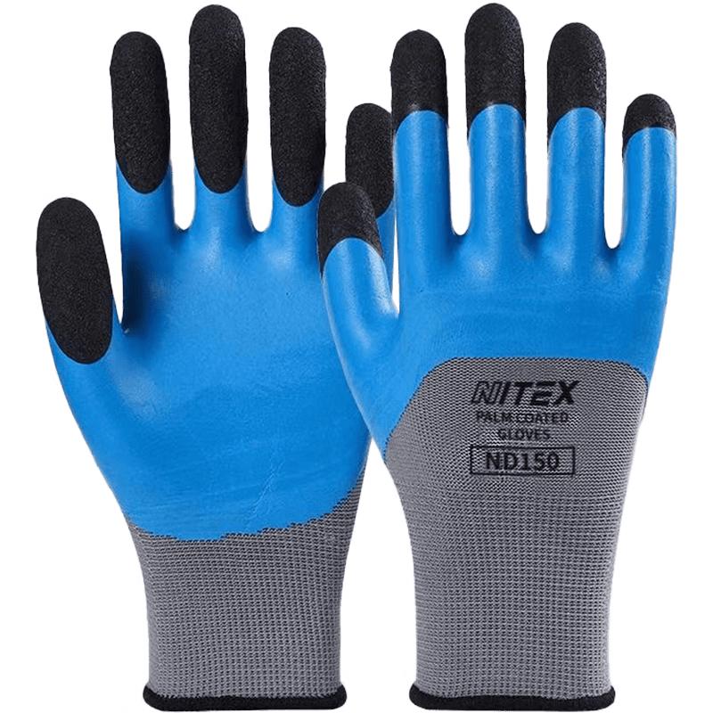 Shengli Reinforced Rubber Dipped Work  Garden Gloves One Size Fits All