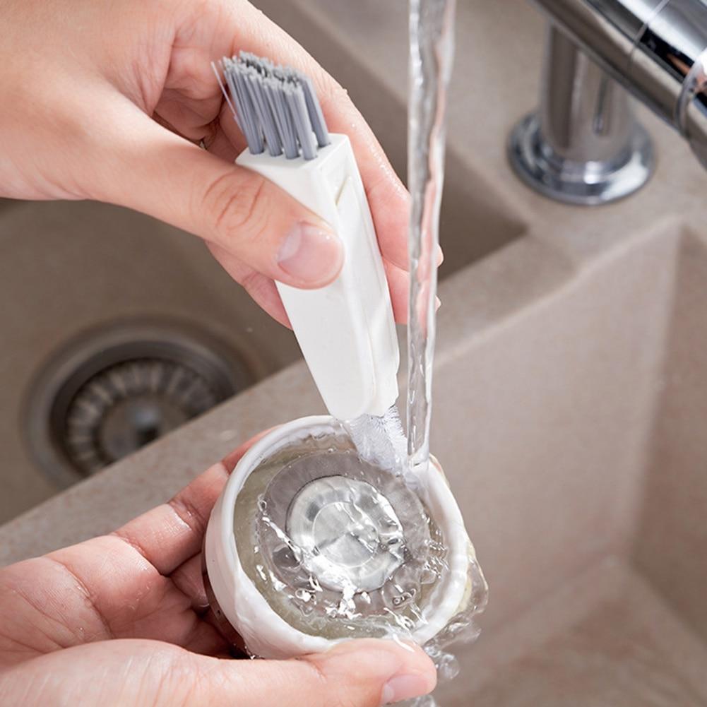 3 In 1 Cleaning Brush Bottle Cleaner Washing Tool for Lid Groove
