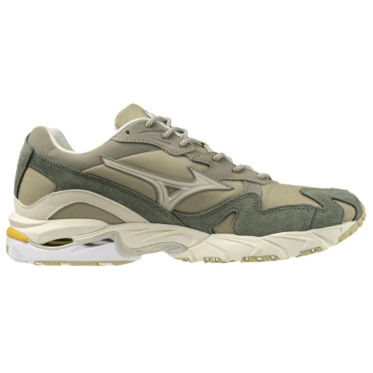Mizuno Wave Rider 10 Comfortable Versatile Low-Top Lifestyle Casual Shoes Men Sneakers Green D1GA251204