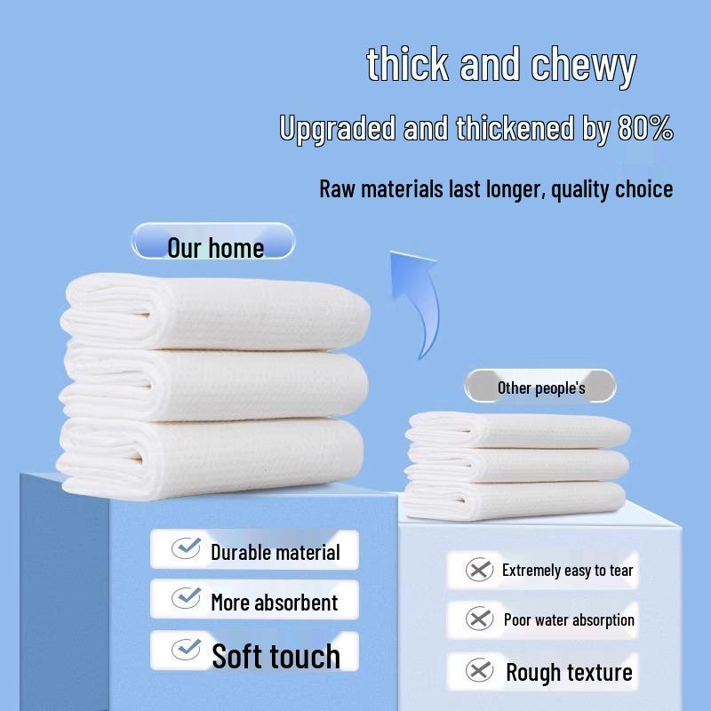 Compressed Travel-Sized Disposable Cotton Bath Towel - Thickened & Enlarged