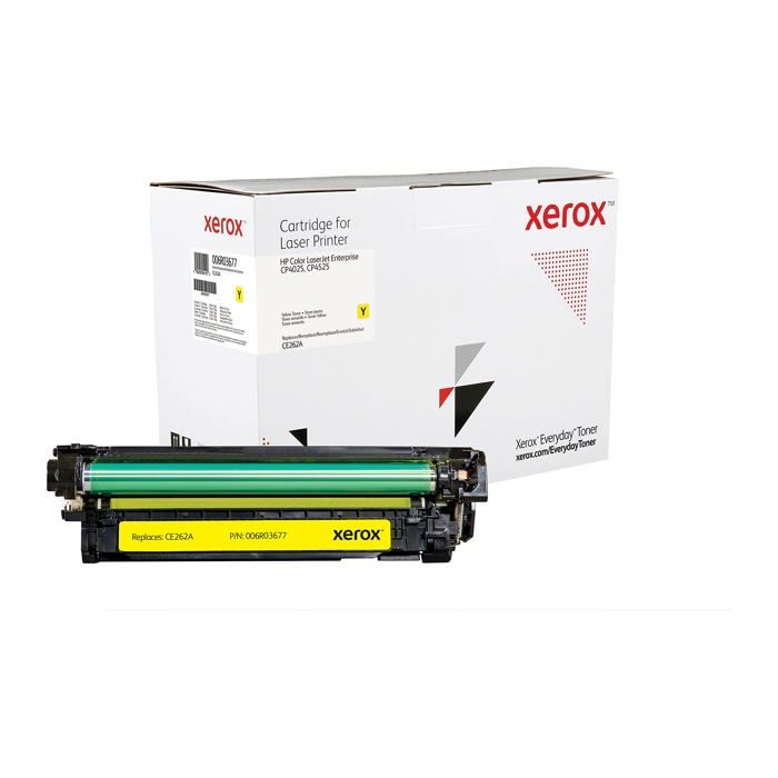 Cartouche De Toner Compatible Jaune XEROX 006R03677 - Color LaserJet CP4025, CP4525 - 11000 Pages